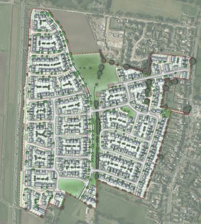 Planning Permission Granted for 500 New Homes