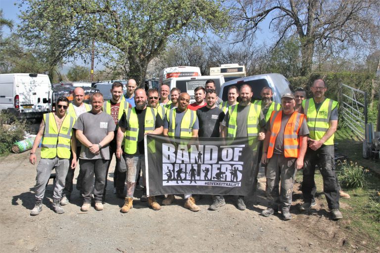 Band of Builders Charity and DEWALT Tools Support Tradespeople
