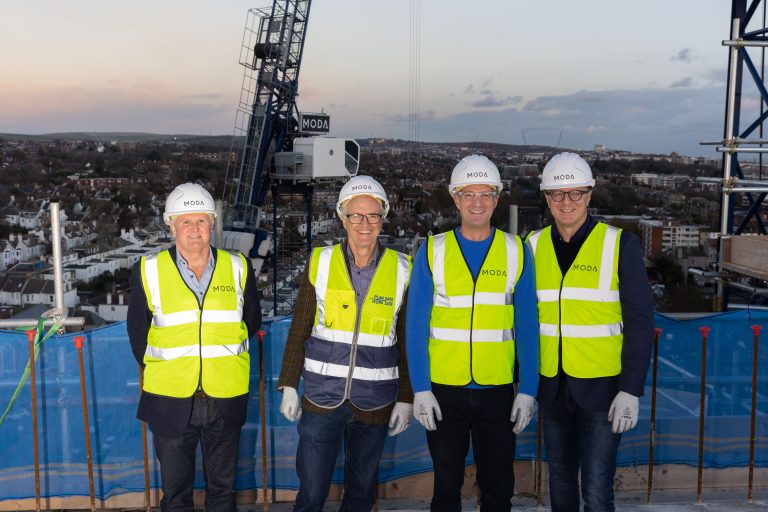 Moda Hove Central reaches highest point in major redevelopment