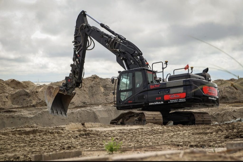 Doosan DX255NLC Excavator Helps Protect Norderney Island