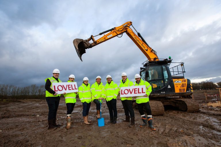Building begins at Lovell Partnerships' new Spennymoor development