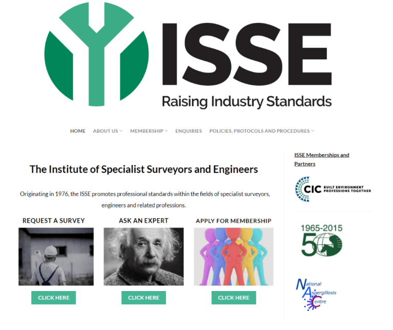 New website and rebrand for the ISSE to reinforce changes within the Built Environment