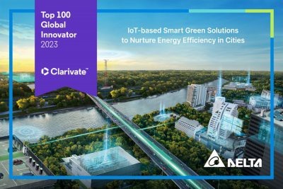 Delta Electronics Recognized as Top 100 Global Innovator 2023 by Clarivate