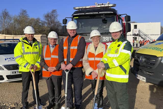 Work starts on tri-service station in Tyne and Wear
