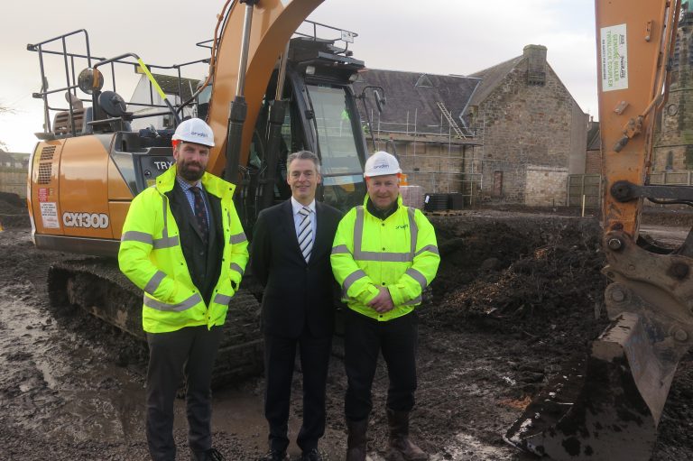 Construction gets underway on Passivhaus council housing in Midlothian