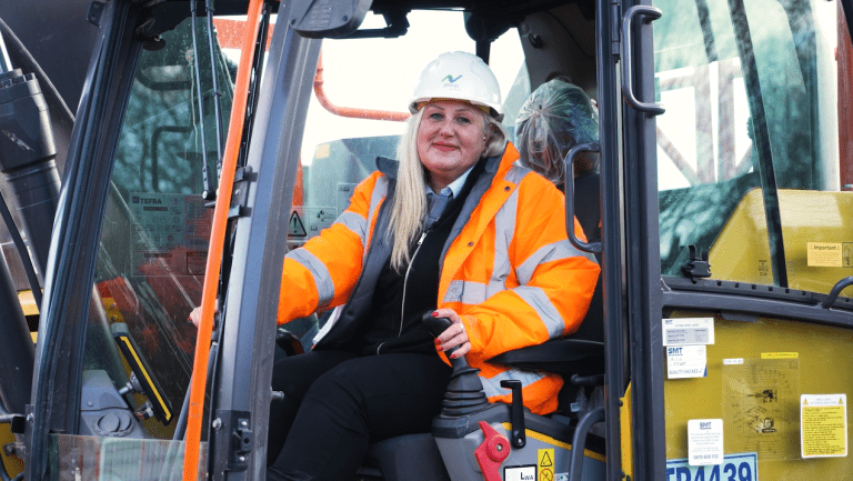 Female construction workers mark International Women’s Day