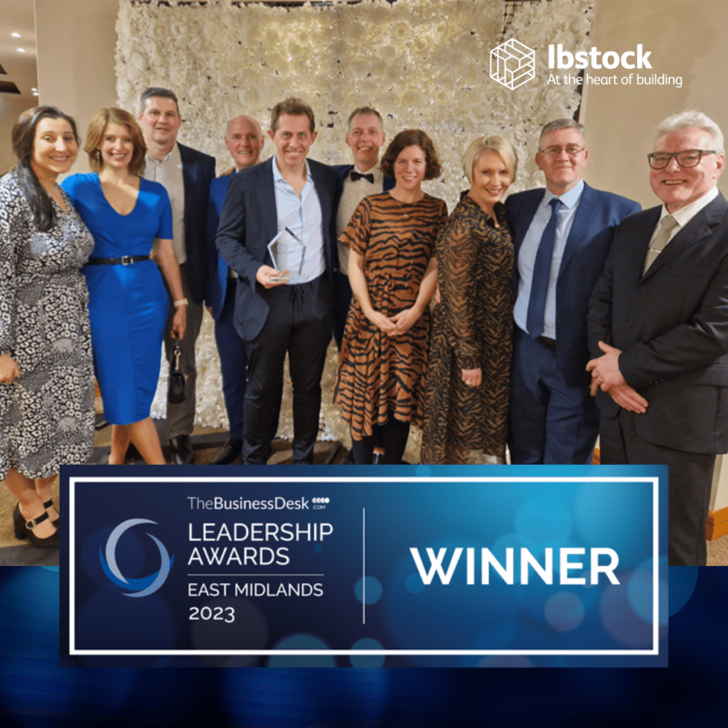 Ibstock plc’s CEO Joe Hudson awarded ‘Green Leader’ at East Midlands Leaders Awards