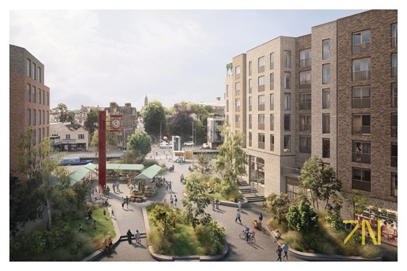 At least 100 social homes planned for regeneration of Fountainbridge