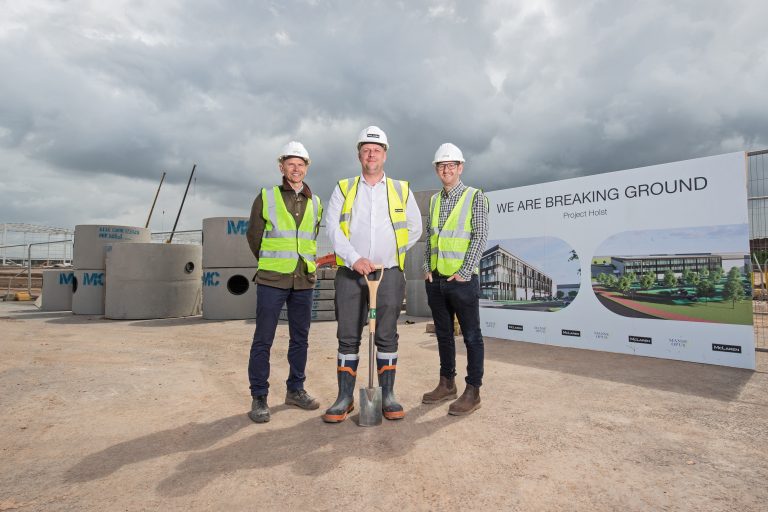 Ceremony marks start of works at Project Holst