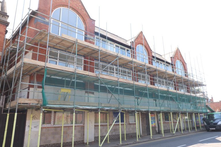Works progress at new central Northampton student digs