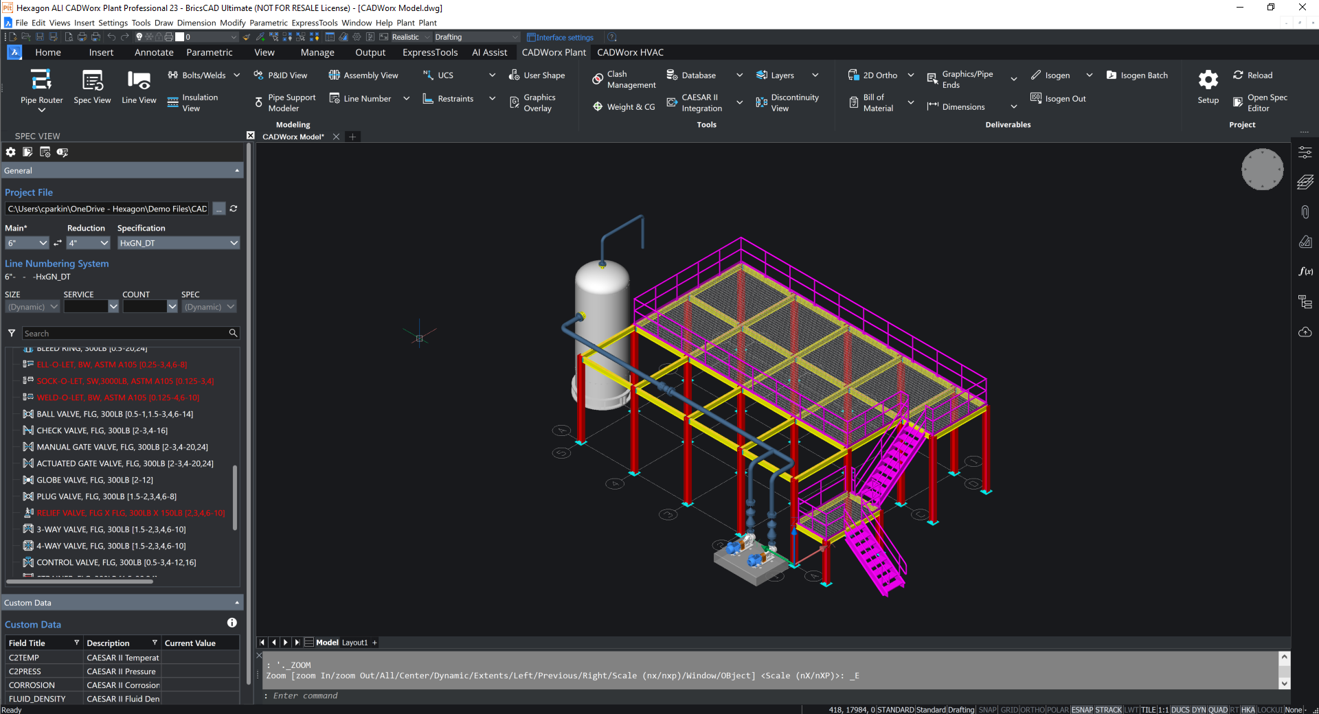 Hexagon Announces the Release of CADWorx R 23 Plant Design Suite