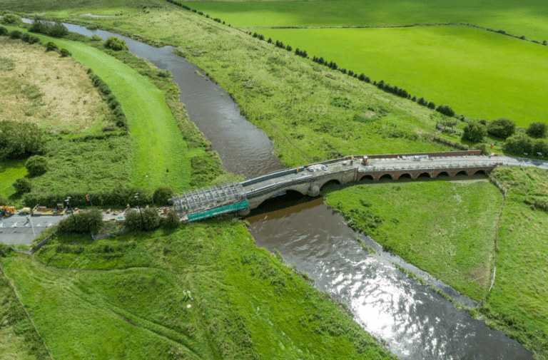 Repairs to 18th Century Bubwith bridge reach half way point