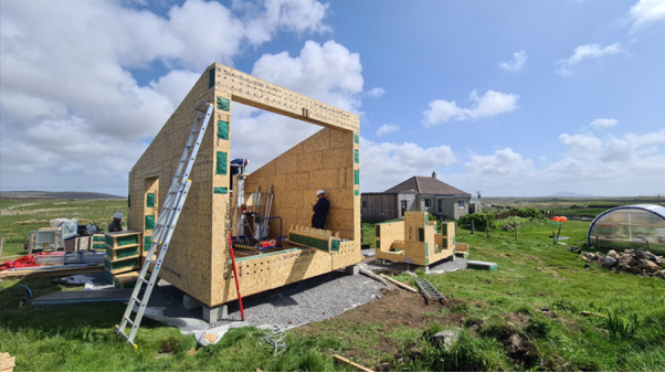Hebridean housebuilder specifying SterlingOSB Zero on sustainability grounds