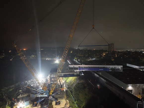 £26.5 million White Rose Rail Station takes major step forward with new link bridges