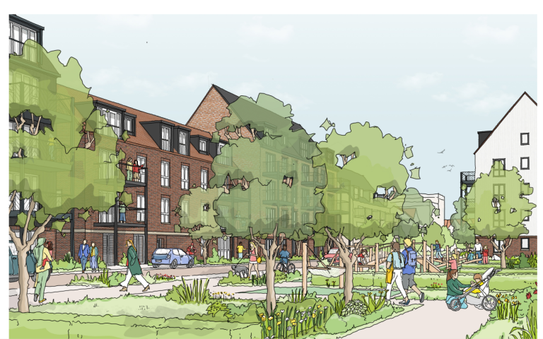 Detailed plans submitted for 153 homes in Redbridge