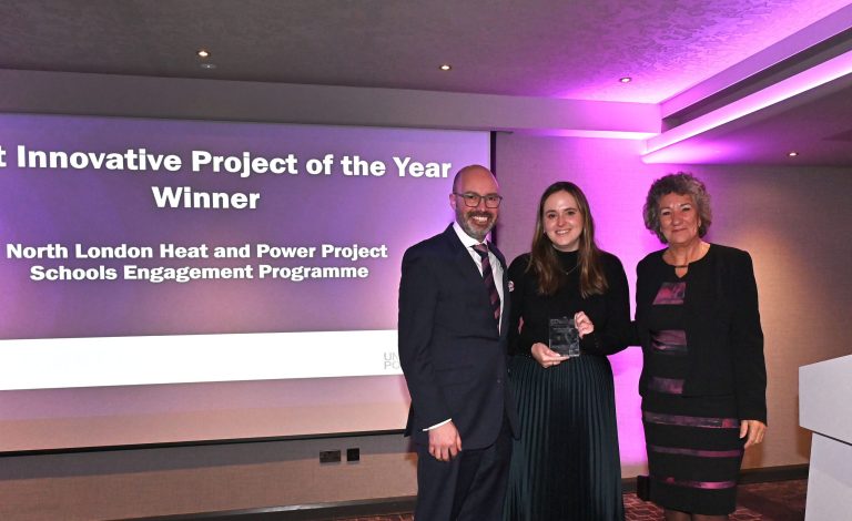 North London Heat and Power Project scoops national economic development award for Schools Engagement Programme