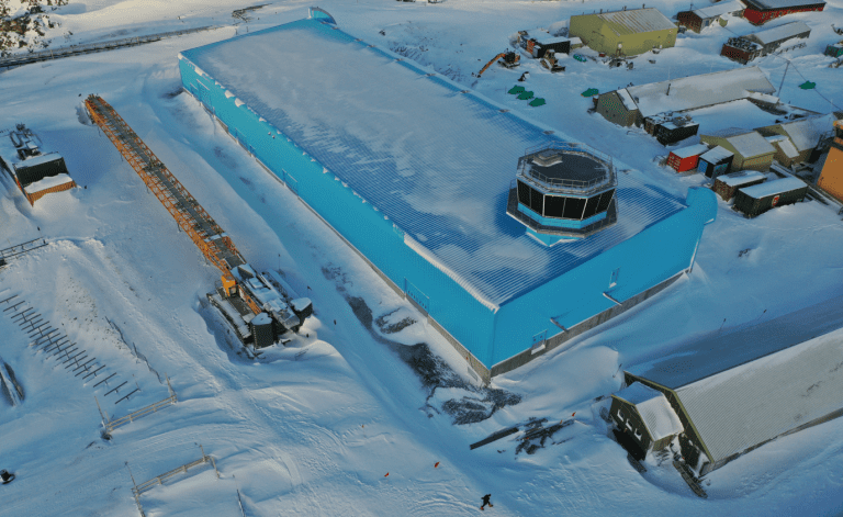 Construction first for British Antarctic Survey as specialist team fit-out new building over the Antarctic winter