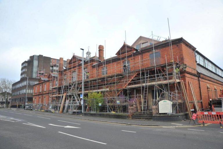 Restoration work on Swindon's Health Hydro begins
