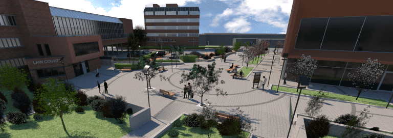 MC Construction begins work on scheme to transform Crewe’s Civic and Cultural Quarter