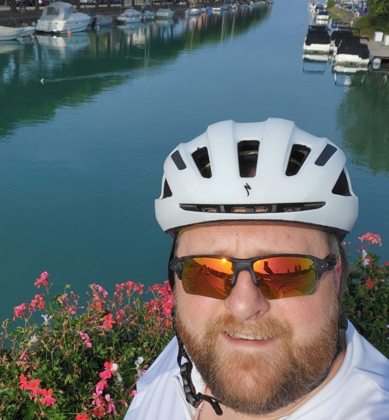 Electrical training officer Frankie says thanks to EIC by completing epic fund-raising cycle from Venice to Milan