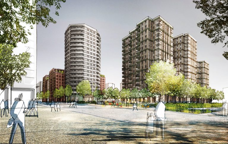 Remade in Dagenham: new homes and green spaces on the way for historic factory site