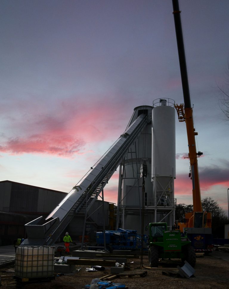 New Concrete Batching Plant Marks Major Step in Russell Roof Tiles £18.5m Scheme