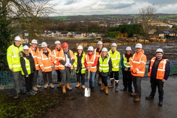 Ground-breaking ceremony takes place for a £20 million Extra Care scheme in Kirklees, West Yorkshire