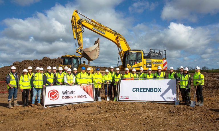 Winvic and Greenbox Celebrate Groundbreaking for Net Zero Carbon Development in Darlington