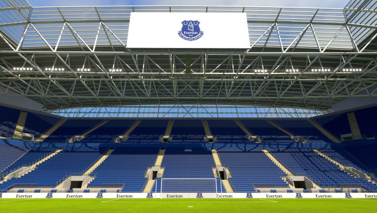Everton FC Media Release: Rail Seating Set For Install