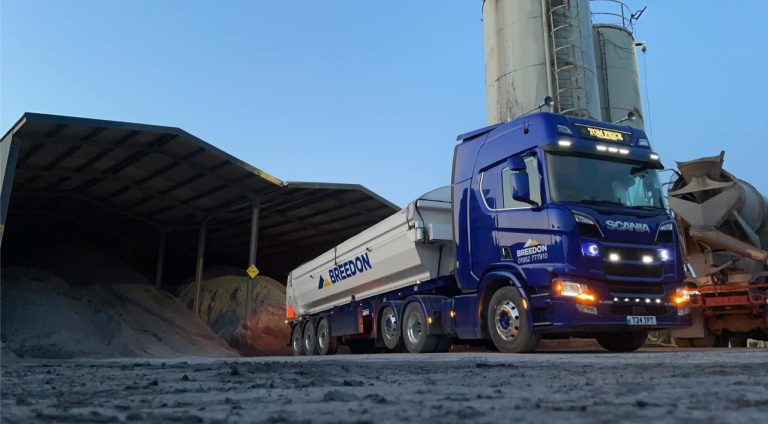 Breedon boosts productivity and cuts tachograph management time with Webfleet