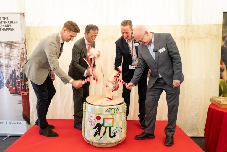 Winvic Celebrates Yusen Logistics Facility Groundbreaking with Traditional Japanese Ceremony at SEGRO Logistics Park Northampton