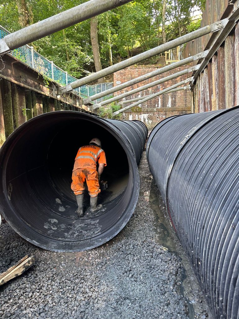Aquaspira delivers low carbon solution for Network Rail culvert extension