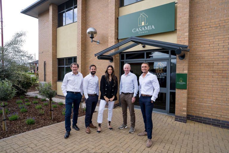Housebuilder Casamia Homes celebrates moved to new Derby HQ