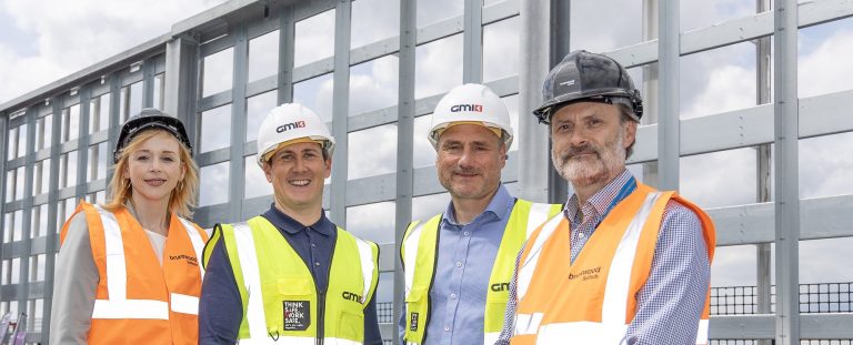 GMI Construction Group completes topping out of innovative lab and workspace, Citylabs 4.0