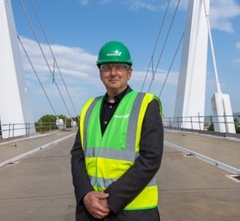 World-renowned architect Tony Kettle reveals design inspiration for first opening road bridge over the River Clyde