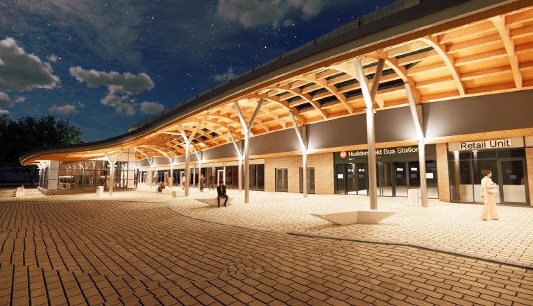 Plans submitted for landmark sustainable canopy at Huddersfield bus station redevelopment