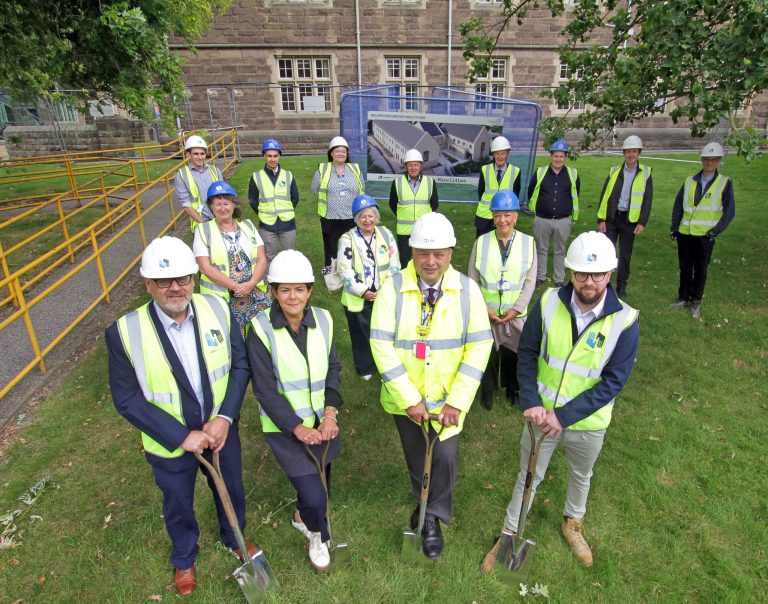 Turf-cutting event marks start on site for new Belper health centre