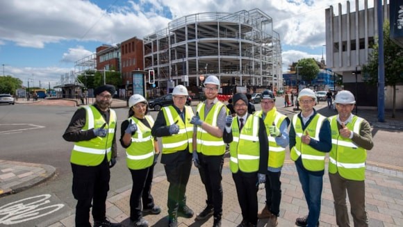 Steel framework completed for new City Learning Quarter college campus