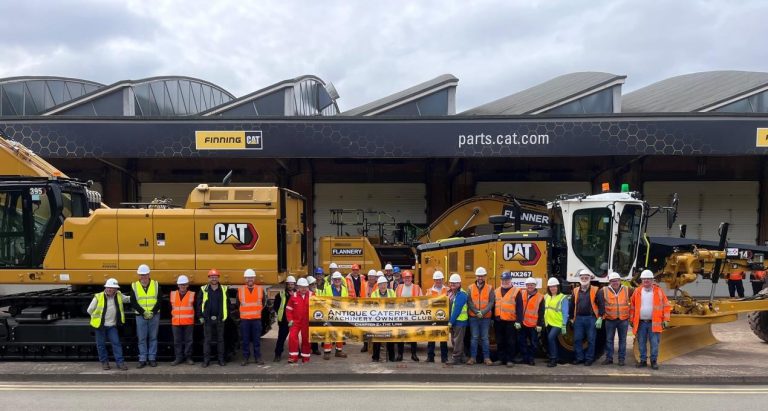 Antique Caterpillar® club impressed with rebuilds at Finning HQ