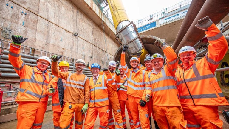 Balfour Beatty VINCI celebrate key milestone as tunnel boring machine reaches halfway point on HS2’s route into Birmingham