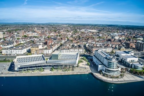 DEMOLITION TO MAKE WAY FOR SOUTHPORT’S NEW, £73 MILLION MARINE LAKE EVENTS CENTRE PROGRESSING WELL