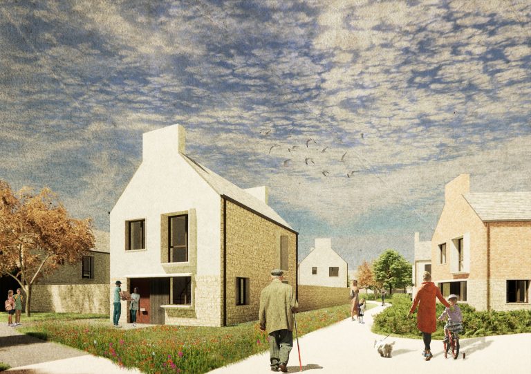 Hill Rise scoops design award as work begins on innovative low-carbon community