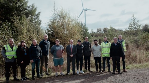 Fife College Modern Apprentices shine at Earlseat Wind Farm