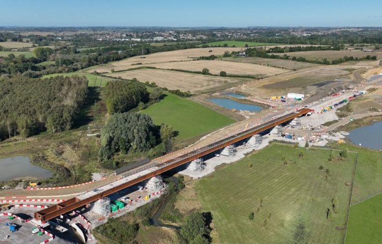 Double milestone for HS2’s Brackley viaducts