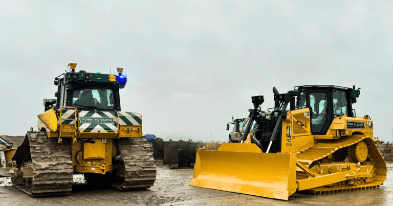 Down to Earth Developments invests in two electric drive Cat® machines