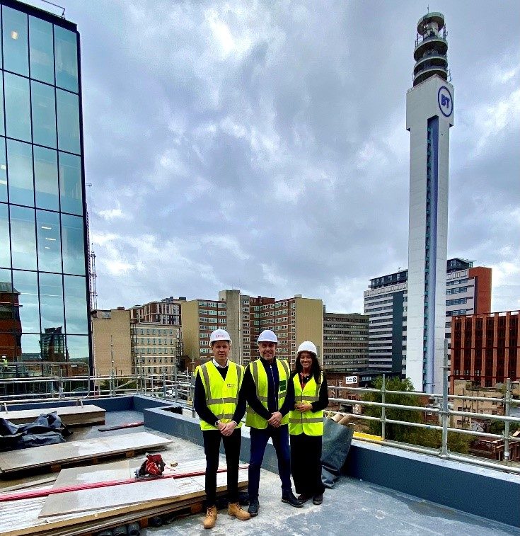 The Townsend Reaches New Heights: Topping Out Ceremony Marks Milestone in Birmingham's Luxury Living