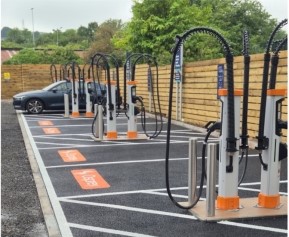 Osprey Charging Network reaches landmark 100th rapid charging station in Wales