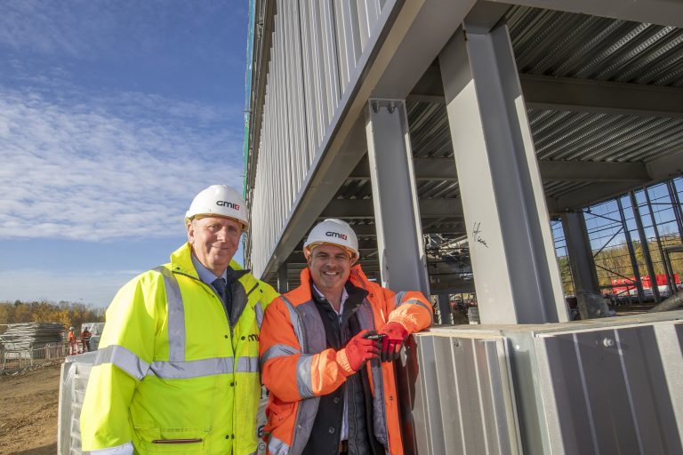 GMI marks completion of steel framework at £15.7m North East waste to energy facility