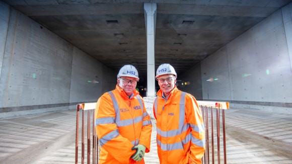 HS2 reaches halfway point on key ‘green tunnel’