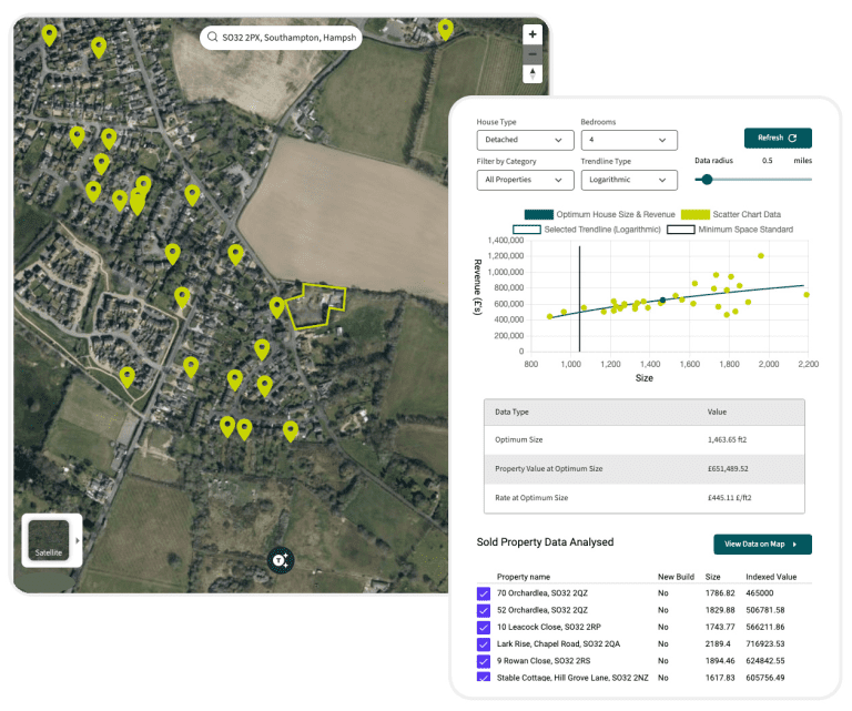 Bluesky hi-res imagery used in new AI tool for housing developers